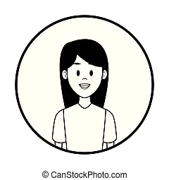 dibujo-de-mujer-en-blanco-y-negro-clipart-vectorial_csp64519956